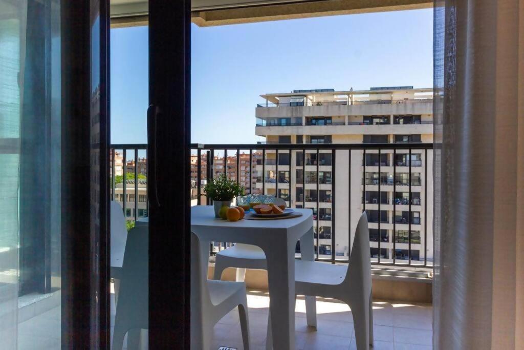 Alboraya Apartamento Con Vista Al Mar Y Piscina فالنسيا المظهر الخارجي الصورة